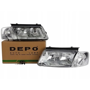 Set Faruri + Semnalizari Dreapta + Stanga Am Volkswagen Passat B5 1996-2001 3B0941018K+3B0941017K+3B0953042C+3B0953041C
