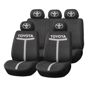 Set Huse Scaune Universale HLX1 Compatibile cu Toyota – Negru/Gri