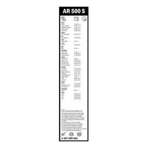 Set stergatoare Bosch AeroTwin Retrofit, pentru parbriz 50 cm si 50 cm, pentru prindere clasica (carlig) - Img 3