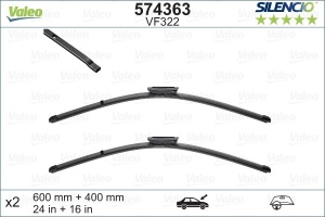 Set Stergatoare Valeo Silencio X.Trm 600/400 Mm Vf322
