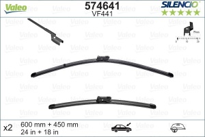 Set Stergatoare Valeo Silencio X.Trm 600/450 Mm Vf441