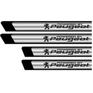 Set stickere protectie praguri pentru Peugeot v2, - Img 5