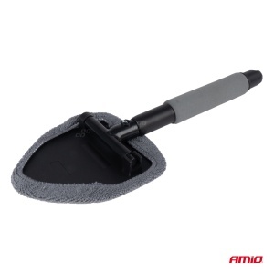 Spălător telescopic pentru geamuri, cu microfibră triunghiulară AMIO-03858 - Img 8
