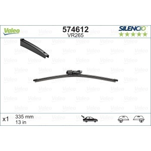 Stergator Luneta Valeo Silencio Flat 335 Mm Vr265 - Img 3