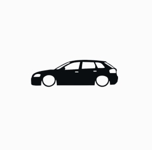 Sticker Audi A3 15x4.6 cm, Creative Rey®