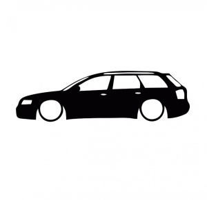 Sticker AUDI A4 B6 AVANT 15 cm, Creative Rey®