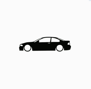 Sticker Bmw Coupe 15x4.2 cm, Creative Rey®
