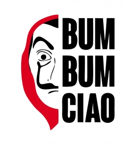 Sticker Bum Bum Ciao 15x13 cm, Creative Rey®