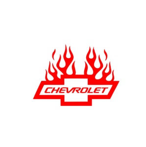 Sticker Chevrolet Flacari 15x10.7 cm, Creative Rey®