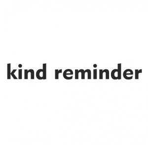 Sticker Kind Reminder 15cm, Creative Rey®