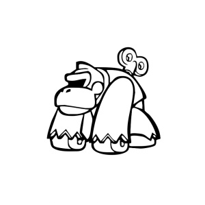 Sticker Maimuta 15cm, Creative Rey®