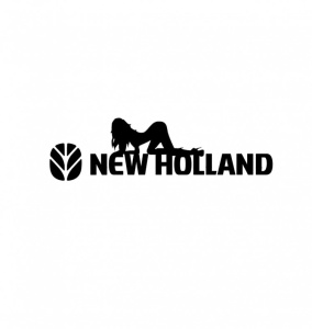 Sticker New holand woman 15cm, Creative Rey®