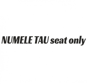 Sticker Personalizat Seat Only 20 cm, Creative Rey®