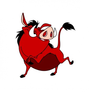 Sticker Pumba 20 cm, Creative Rey®