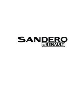 Sticker Sandero By Renault 20x4.1 cm, Creative Rey®