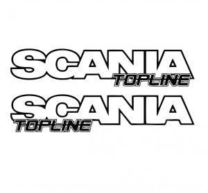 Sticker Set Top Line Scania 60 cm, Creative Rey®