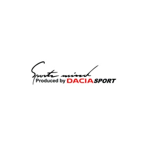 Sticker Sportmind Dacia Sport 20x5.5 cm, Creative Rey®