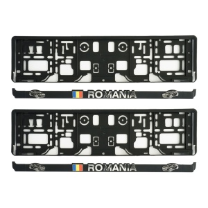 SUPORT NUMAR INMATRICULARE MEGA DRIVE ROMANIA SET 2 BUC - Img 1