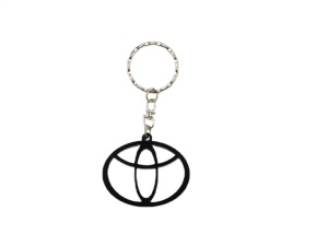 Breloc auto din plastic negru, Toyota