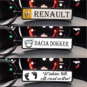 Breloc Personalizat Numar Auto - Img 2