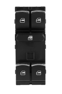 Comutator geam electric, Potrivit pentru Volkswagen Golf MK5 MK6 Passat B6 B7, Negru
