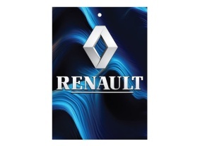 Odorizant auto Renault 7,5x10 cm, Guma Turbo - Img 2