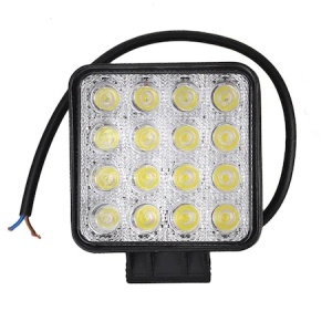 Proiector Auto 16 LED -uri, Offroad 48W 12V-24V, Patrat - Img 2