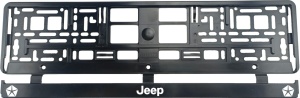 Set 2 bucati, suport numar inmatriculare Jeep III
