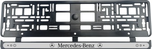 Set 2 bucati, suport numar inmatriculare Mercedes-Benz
