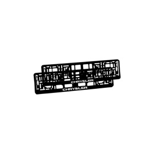 Set 2 bucati, suport numar inmatriculare personalizat-Chrysler - Img 2