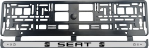 Set 2 bucati, suport numar inmatriculare Seat