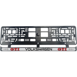 Set 2 bucati, suport numar inmatriculare Volkswagen GTI II - Img 2
