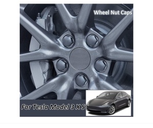 Set 20 capace pentru roti pentru Tesla 21 MM - Img 3