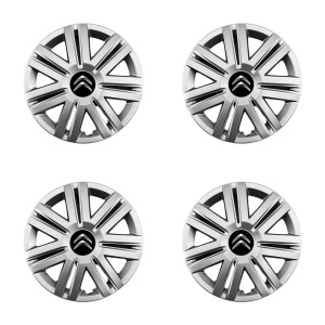 Set 4 Capace Roti 14 inchi (R14) Compatibile Cu Citroen, Model - 203 - Img 2