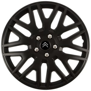 Set 4 Capace Roti 14 inchi (R14) Dakar Negru, Compatibile Cu Citroen