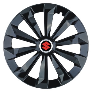 Set 4 Capace Roti 14 inchi (R14) Fame Negru, Compatibile Cu Suzuki - Img 3