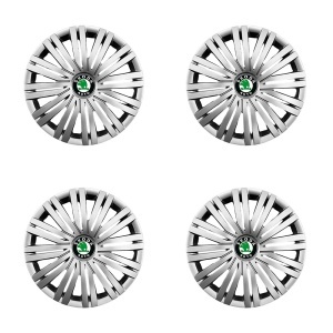 Set 4 Capace Roti 14 inschi (R14) Compatibile Cu SKODA, Model-200 - Img 3