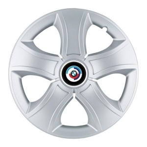 Set 4 Capace Roti 15 inchi (R15) Bis Gri, Compatibile Cu Bmw Nou - Img 2
