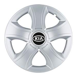 Set 4 Capace Roti 15 inchi (R15) Bis Gri, Compatibile Cu Kia - Img 3