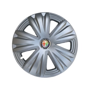 Set 4 capace roti 15 inchi (R15) Glory Gri, Compatibile cu Alfa Romeo - Img 3