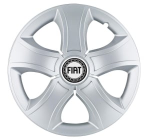 Set 4 Capace Roti 16 inchi (R16) Bis Gri, Compatibile Cu Fiat