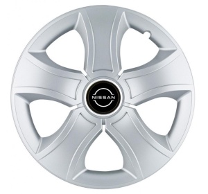 Set 4 Capace Roti 16 inchi (R16) Bis Gri, Compatibile Cu Nissan Nou