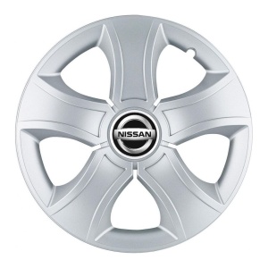 Set 4 Capace Roti 16 inchi (R16) Bis Gri, Compatibile Cu Nissan - Img 3