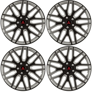 Set 4 Capace Roti 16 inchi (R16) Dakar Negru-Gri, Compatibile Cu Mitshubisi - Img 5