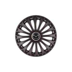 Set 4 capace roti 16 inchi (R16) Dino Negru, Compatibil Cu Mazda - Img 3