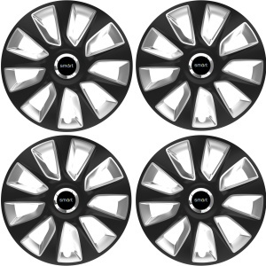 Set 4 Capace Roti 16 inchi (R16) Stratos Gri-Negru, Compatibile Cu Smart - Img 2