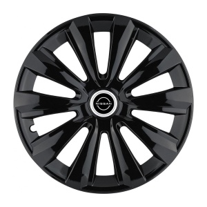 Set 4 Capace Roti Autohelix MSA® potrivite jantelor de 14 inch, pentru Nissan Nou model Delta Black - Img 2