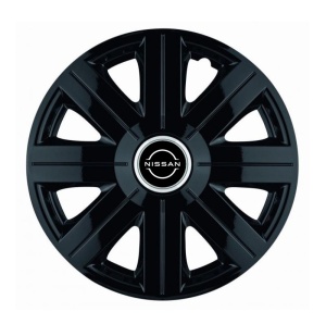 Set 4 Capace Roti Autohelix MSA® potrivite jantelor de 15 inch, pentru Nissan Nou model Cosmos Black