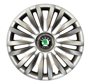 Set 4 Capace Roti Autohelix MSA® R14, Potrivite Jantelor de 14 inch, Pentru Skoda, Model 217