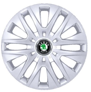 Set 4 Capace Roti Autohelix MSA® R16, Potrivite Jantelor de 16 inch, Pentru Skoda, Model 429